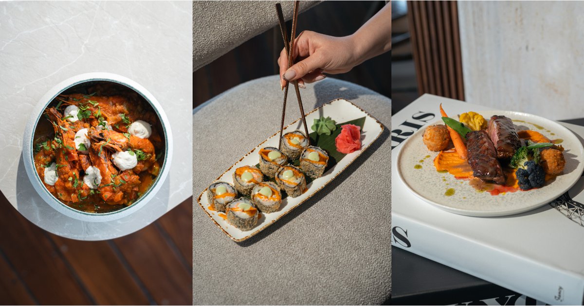 10+ &nu;έ&alpha; dishes. &Tau;&omicron; Marina Breeze &mu;ό&lambda;&iota;&sigmaf; &mu;&pi;ή&kappa;&epsilon; &sigma;&epsilon; &nu;έ&alpha; &gamma;&epsilon;&upsilon;&sigma;&tau;&iota;&kappa;ή &epsilon;&pi;&omicron;&chi;ή