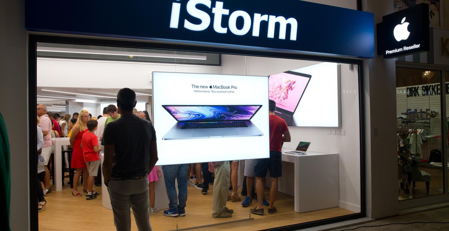 Η iStorm άνοιξε το νέο της κατάστημα με προϊόντα Apple στη Μαρίνα
